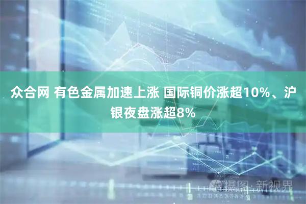 众合网 有色金属加速上涨 国际铜价涨超10%、沪银夜盘涨超8%